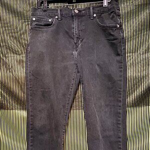 Black Denim Levi Pants